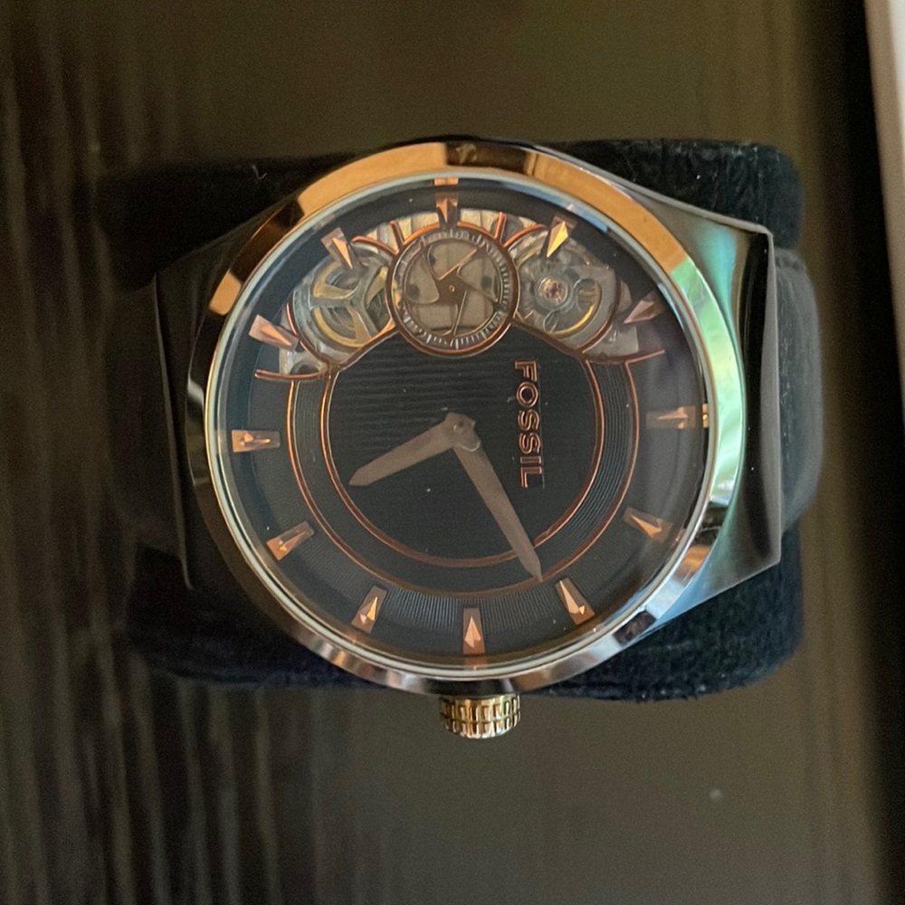 Fossil black watch